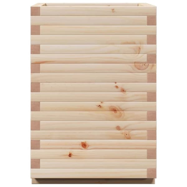 vidaXL Hageplantekasse 50x50x72 cm heltre furu