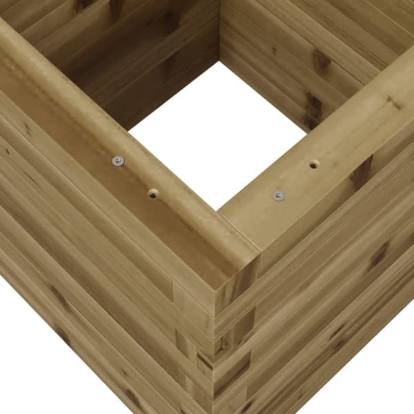 vidaXL Odlingslåda 40x40x46 cm impregnerat furu