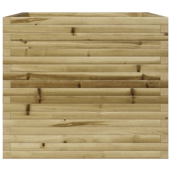 vidaXL Plantekasse 80x80x68,5 cm impregnert furu
