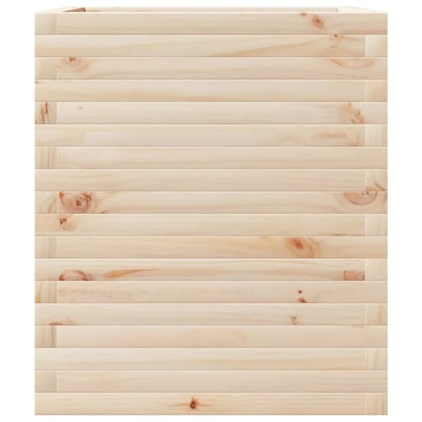 vidaXL Odlingslåda 60x60x68,5 cm massivt furuträ