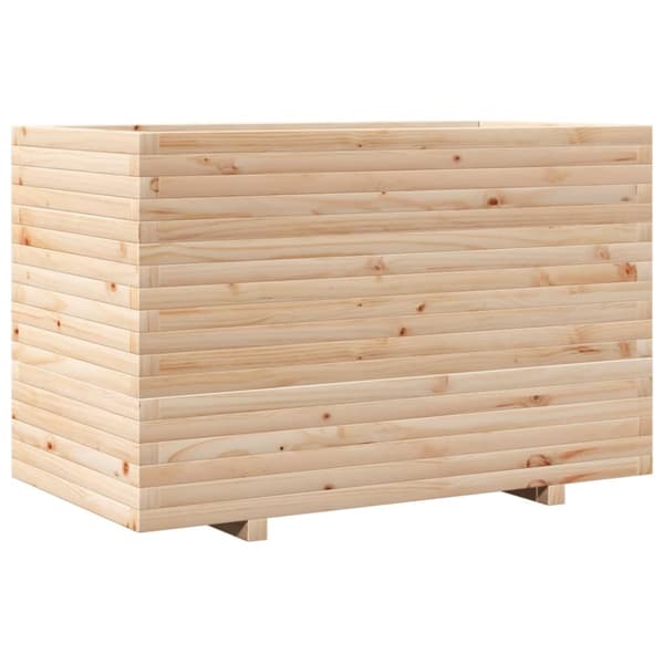 vidaXL plantekasse 110x60x72 cm massivt fyrretræ