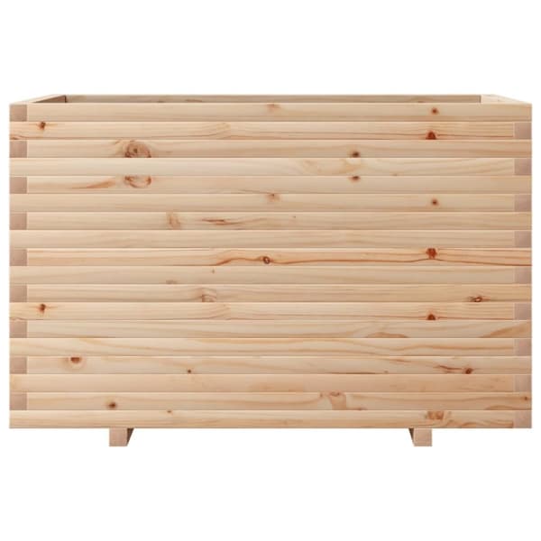 vidaXL plantekasse 110x60x72 cm massivt fyrretræ