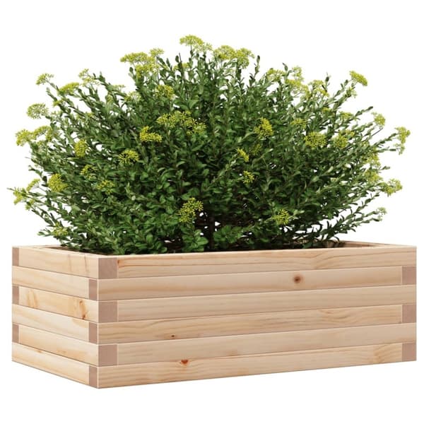 vidaXL Plantekasse 70x40x23 cm heltre furu