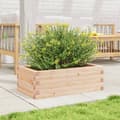 Miniatyrbilde 2 av 10: vidaXL Plantekasse 70x40x23 cm heltre furu