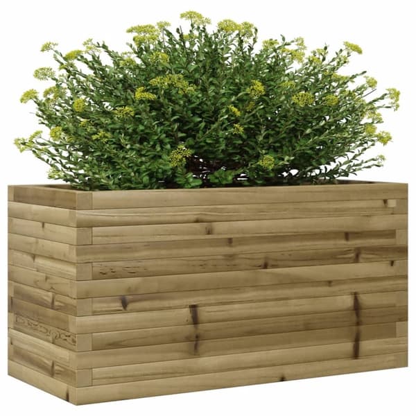 vidaXL Odlingslåda 90x40x46 cm impregnerat furu