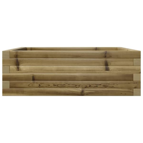 vidaXL Plantekasse 70x70x23 cm impregnert furu