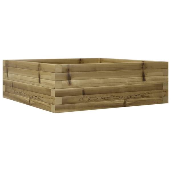 vidaXL Plantekasse 70x70x23 cm impregnert furu