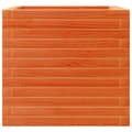 Pikkukuva 4 / 10: vidaXL Kukkalaatikko vahanruskea 50x50x45,5 cm täysi mänty