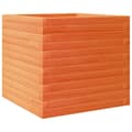 Pikkukuva 1 / 10: vidaXL Kukkalaatikko vahanruskea 50x50x45,5 cm täysi mänty