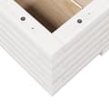 Miniatyrbillede 7 af 10: vidaXL plantekasse 110x60x26,5 cm massivt fyrretræ hvid