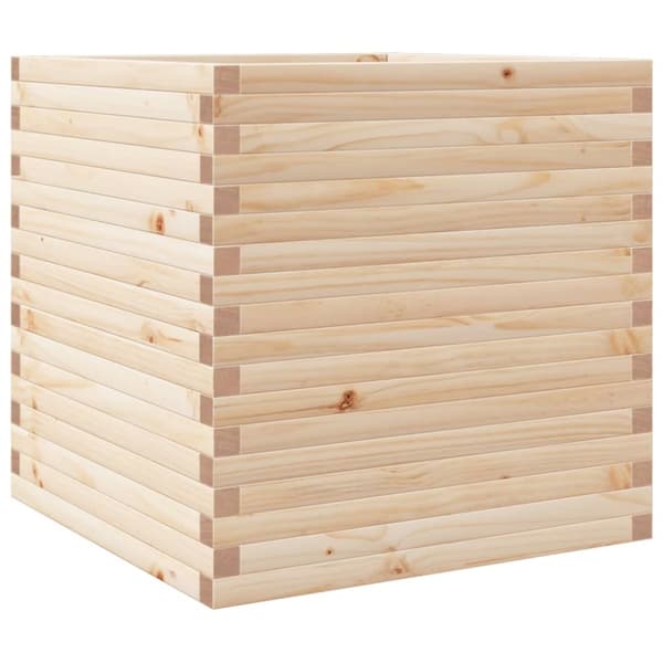 vidaXL Plantekasse 70x70x68,5 cm heltre furu