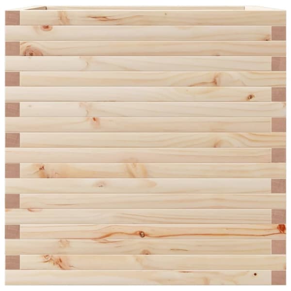 vidaXL Plantekasse 70x70x68,5 cm heltre furu
