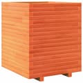 Pikkukuva 8 / 11: vidaXL Puutarhakukkalaatikko vahanruskea 60x60x72 cm täysi mänty