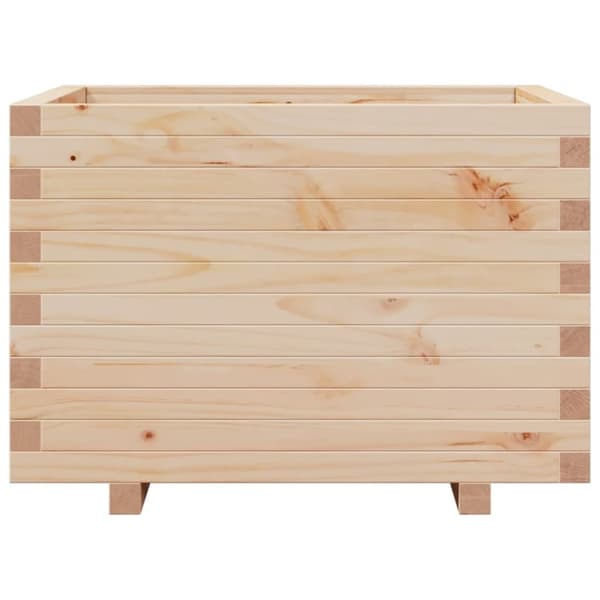 vidaXL plantekasse 70x70x49,5 cm massivt fyrretræ