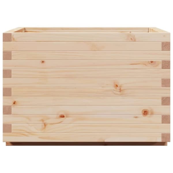 vidaXL plantekasse 70x70x49,5 cm massivt fyrretræ
