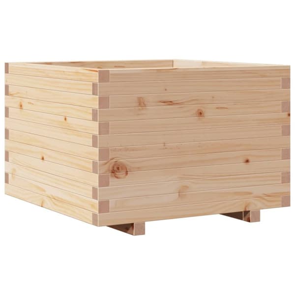 vidaXL plantekasse 70x70x49,5 cm massivt fyrretræ