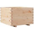 Miniatyrbillede 1 af 10: vidaXL plantekasse 70x70x49,5 cm massivt fyrretræ