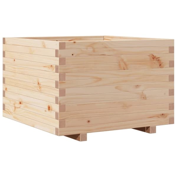 vidaXL plantekasse 70x70x49,5 cm massivt fyrretræ
