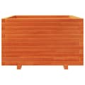 Miniatyrbillede 6 af 11: vidaXL plantekasse 80x80x49,5 cm massivt fyrretræ gyldenbrun