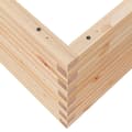 Miniatyrbilde 7 av 10: vidaXL Plantekasse 100x100x46 cm heltre furu