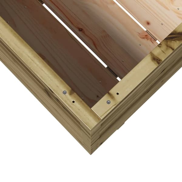 vidaXL Plantekasser 90x60x72 cm impregnert furu