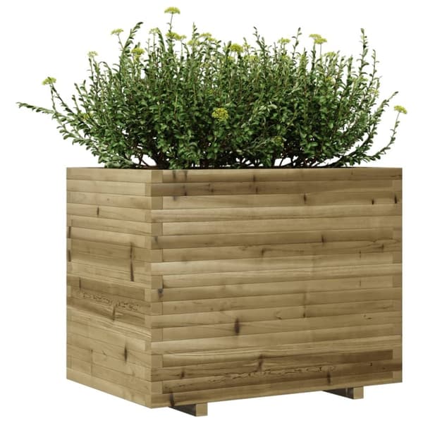 vidaXL Plantekasse 90x60x72,5 cm impregnert furu