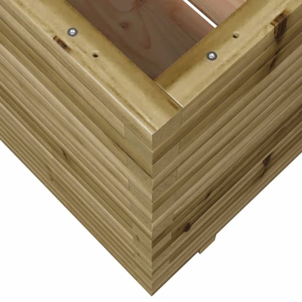 vidaXL Plantekasse 90x60x72,5 cm impregnert furu