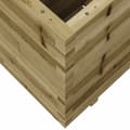 Pikkukuva 9 / 11: vidaXL Puutarhakukkalaatikko 90x40x72,5 cm kyllästetty mänty