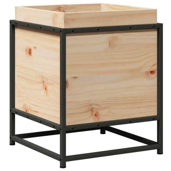 vidaXL plantekasse 40x40x50 cm massivt fyrretræ
