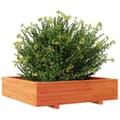 Miniatyrbilde 3 av 10: vidaXL Plantekasse voksbrun 100x100x26,5 cm heltre furu