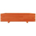 Miniatyrbilde 4 av 10: vidaXL Plantekasse voksbrun 100x100x26,5 cm heltre furu
