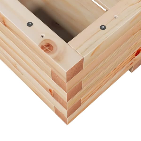 vidaXL Plantekasse 110x60x26,5 cm heltre furu