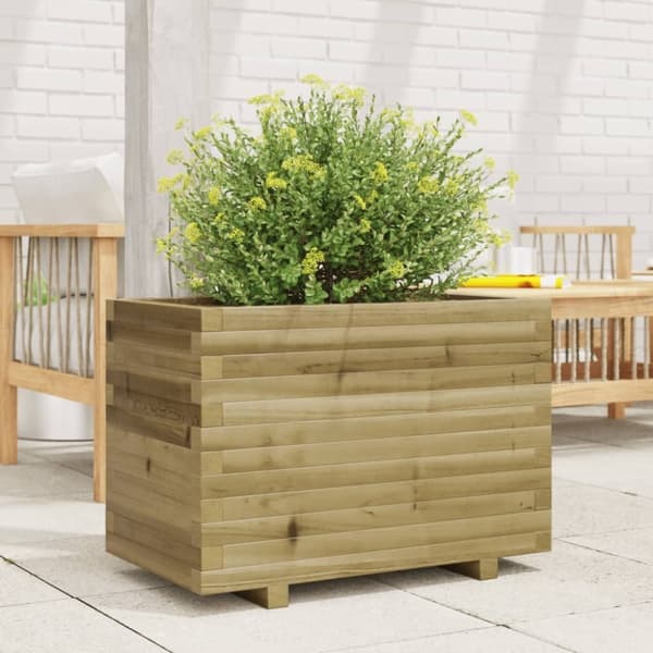 vidaXL plantekasse 70x40x49,5 cm imprægneret fyrretræ