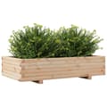 Miniatyrbillede 3 af 10: vidaXL plantekasse 110x60x26,5 cm massivt fyrretræ