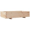 Miniatyrbillede 6 af 10: vidaXL plantekasse 110x60x26,5 cm massivt fyrretræ