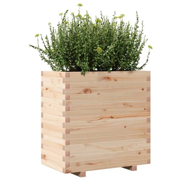 vidaXL plantekasse 70x40x72 cm massivt fyrretræ