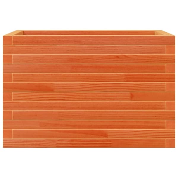 vidaXL Plantekasse voksbrun 70x40x45,5 cm heltre furu