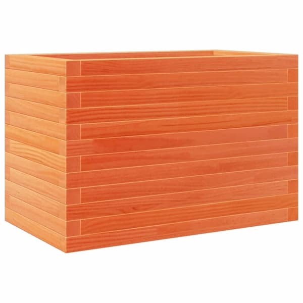 vidaXL Plantekasse voksbrun 70x40x45,5 cm heltre furu