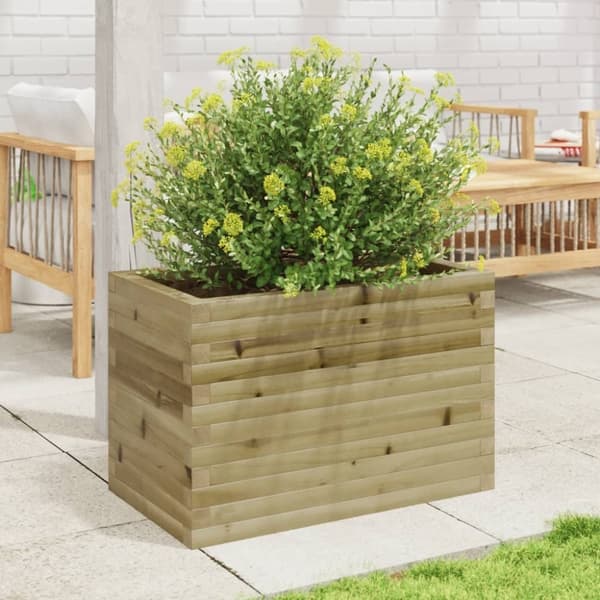 vidaXL plantekasse 70x40x45,5 cm imprægneret fyrretræ