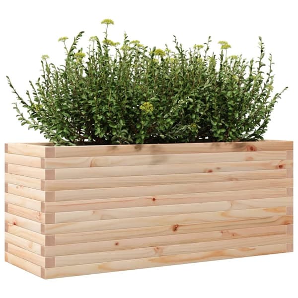 vidaXL Plantekasse 110x40x45,5 cm heltre furu