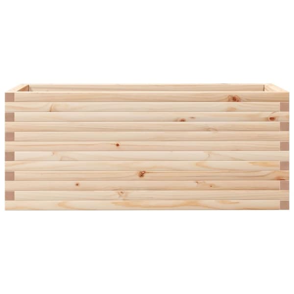 vidaXL Plantekasse 110x40x45,5 cm heltre furu