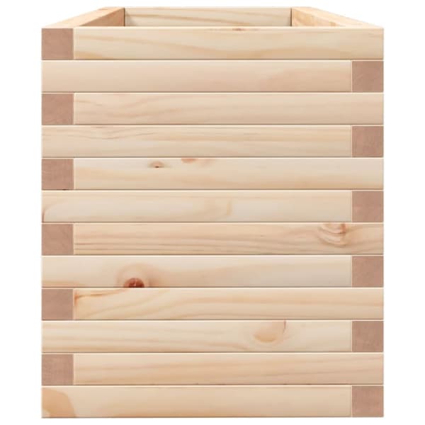 vidaXL Plantekasse 110x40x45,5 cm heltre furu