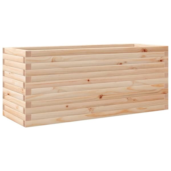 vidaXL Plantekasse 110x40x45,5 cm heltre furu