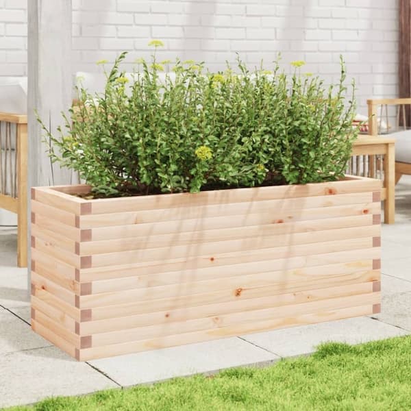 vidaXL Plantekasse 110x40x45,5 cm heltre furu