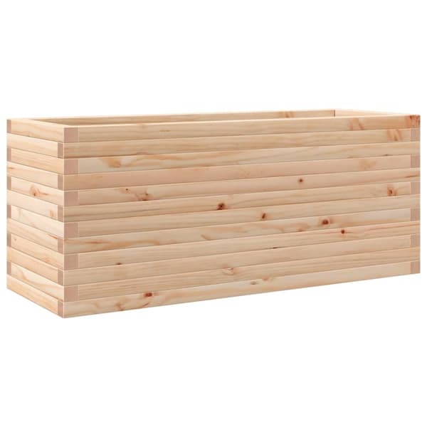 vidaXL Plantekasse 110x40x45,5 cm heltre furu