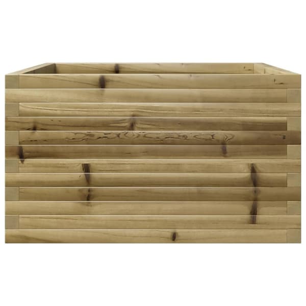 vidaXL Plantekasse 80x80x46 cm impregnert furu