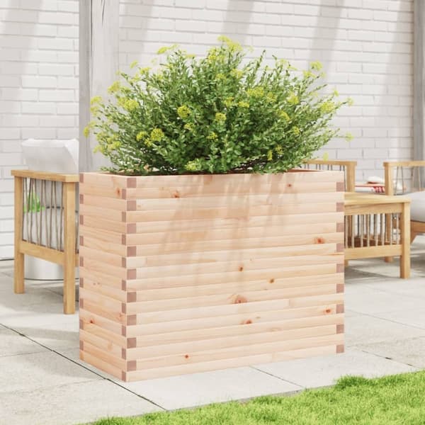 vidaXL Plantekasse 90x40x68,5 cm heltre furu