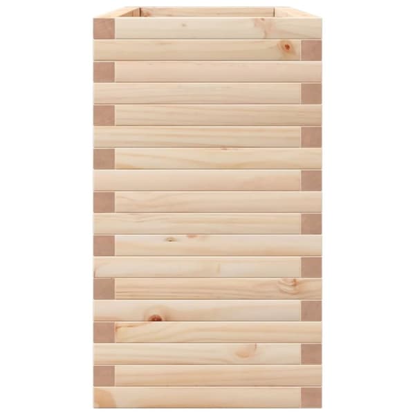 vidaXL Plantekasse 90x40x68,5 cm heltre furu