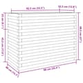 Miniatyrbilde 11 av 11: vidaXL Plantekasse 90x40x68,5 cm heltre furu