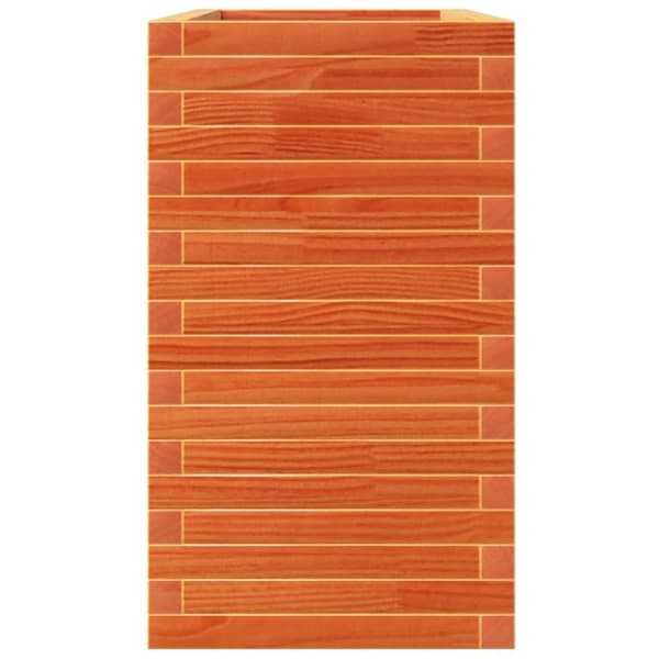 vidaXL Odlingslåda vaxbrun 110x40x72,5 cm massiv furu